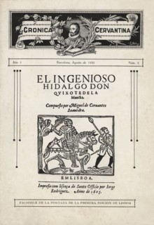 Cover of number 2 corresponding to August 1930 of the literary and bibliographical magazine 'Crón?