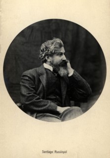 Santiago Rusiñol i Prats (1861-1931), Catalan playwrighter, novelist, painter and collector, memb?