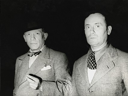 Pablo Picasso and Joan Miró, when young.