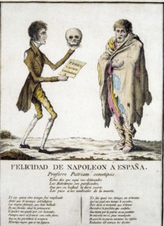 Happiness of Napoleon or Allegory of hunger,' Napoleon Bonaparte (1769-1821).