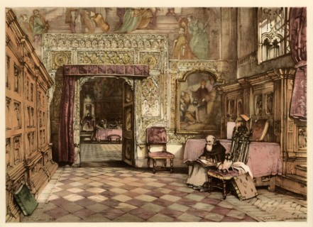 Inside the sacristy of the Cathedral of Toledo.