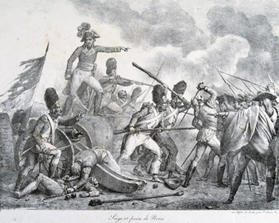 Reign of Charles IV (1748-1819), taking of Roses (Girona) by the French on 3rd February 1795, eng?