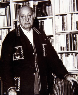 Miguel Angel Asturias, Guatemalan writer (1899-1974), photo 1969.
