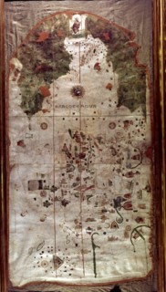Map of Spain', 1500, work by the Spanish cartographer and pilot Juan de la Cosa.