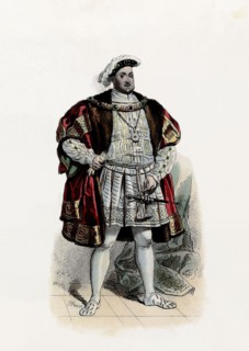 Henry VIII, King of England (Greenwich, 1491-Westminster, 1547), son of Henry VI, engraving from ?