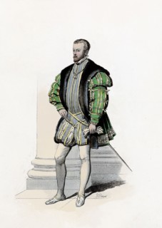Philip II, king of Spain. (Valladolid, 1527-San Lorenzo del Escorial, 1598), son of Charles I, en?