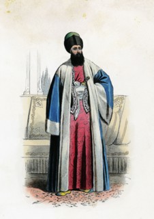 Michel Soutzo, Prince of Moldova, engraving, 1870.