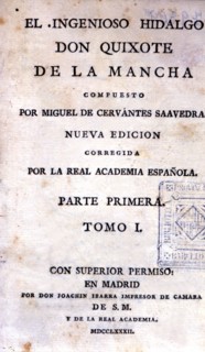 El Ingenioso Hidalgo Don Quijote de la Mancha' (The Ingenious Nobleman Don Quixote de la Mancha) ?