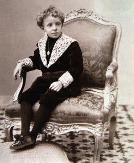Alfonso XIII, King of Spain. (1886-1941) photo of the king when was a child under the regency of ?