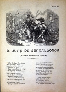 Joan Sala i Serrallonga (1594-1634), bandit and chief gang,  romantic engraving  of 19th century ?