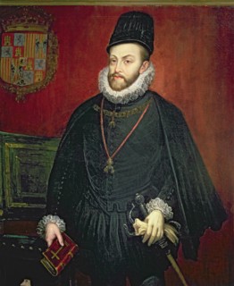 Felipe II (1527-1598), King of Spain.