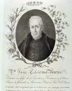 José Celestino Mutis (1732-1808), Spanish-Colombian naturalist, engraving.