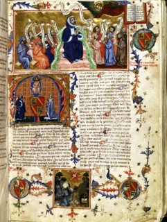 Page of 'Lo Crestià' by Francisco de Eiximenis, religious writing in Catalan from 14th century.
