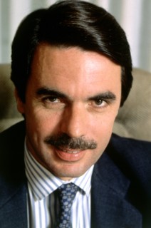 José María Aznar (1953 -) President of the government of Spain and Partido Popular politician, ph?