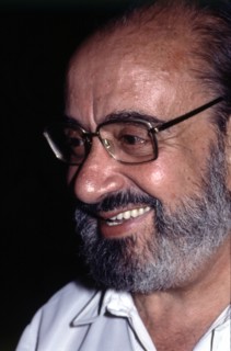 Alfonso Sastre (1926 -), Spanish essayist and playwright born in Madrid, 1987 photo.