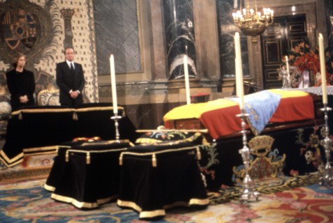 Burial in Madrid, with the chapel in the Royal Palace of Don Juan de Borbon y Battenberg (1913-19?