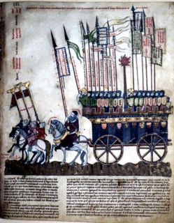 Miniature for work 'Electorium Parrum Breviculum seu' codex St. Peter, with scenes from the life ?