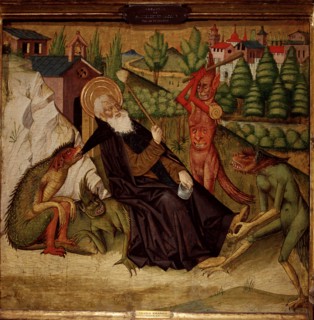 The Temptations of St. Anthony' anchorite of Tebaida, tempera on panel.