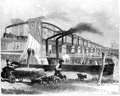 Moerdyck Bridge on Diep (Netherlands), one of the longest in the world, crossed by the railroad R?