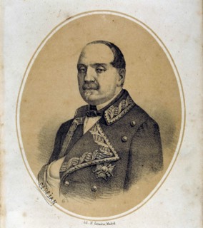 Leopoldo O'Donnell (1809-1867) Spanish politician and military.
