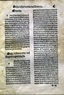 Page from the book 'Lo Quart del Cartoixà' (The Fourth of the Cartoixa), printed in Valencia in 1?