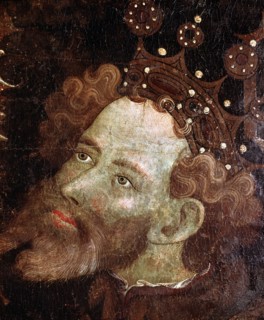 Pedro IV 'The Ceremonious', Painting on wood, 15th century Valencian school.