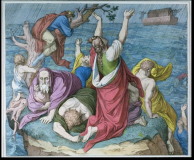 The Flood, engraving, 1860.