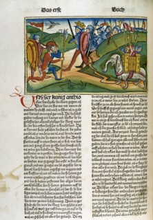 A page from the Bible of Nuremberg, German edition, 1483.
