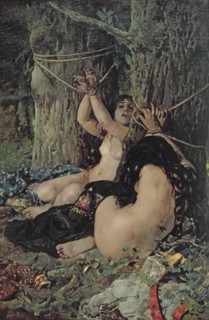The daughters of the Cid, oil, 1879.
