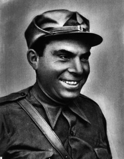 Buenaventura Durruti (1896-1936), Spanish anarchist leader, reproduction of a photograph.