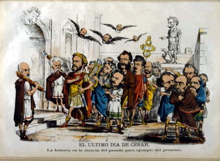 Juan Prim i Prats  (1814 - 1870), Spanish general, politician and president, political caricature?