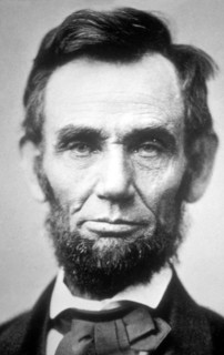 Abraham Lincoln (1809 - 1865). Sixteenth President of USA.
