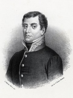 Rafael de Riego y Nunez (1785-1823), Spanish military and politician, led the military uprising i?