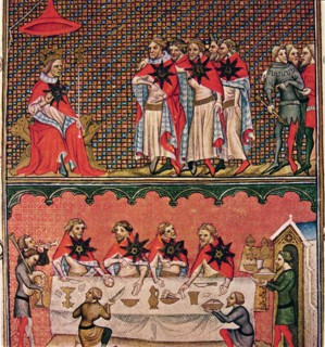 John II the Good, founded the Order of the Star, Miniature in 'Chronicles of France', illuminated?