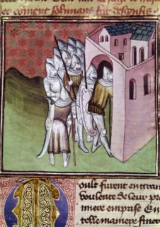 Expedition of Godfrey of Bouillon (1061-1100) to the Holy Land, siege of Nicaea in Bithynia and d?