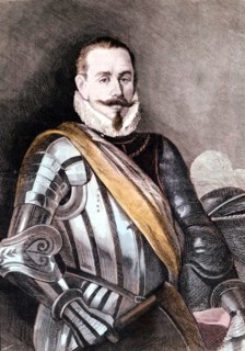 Pedro de Valdivia (1497 - 1554). Spanish militar and conqueror, he conquered Chile.