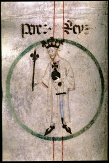 Peter I 'el de Huesca' (1068-1104), king of Aragón and Pamplona, son of King Sancho Ramiro I and ?