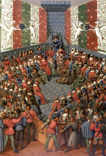 Trial of Charles VII to John, Duke of Alençon, accused of conspiring with the English against Fra?