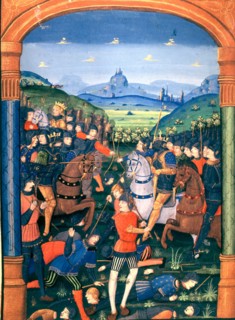 Charles Martel commanding the army in the Battle of Vincy (1714), Rangefredo troops are defeated ?