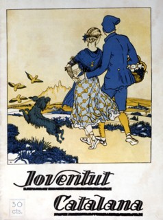 Cover of the weekly magazine of art and literature 'Joventut Catalana' (Catalan Youth). Barcelona?
