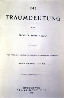 Cover of 'Die Traumdeutung' (The Interpretation of Dreams), edition published in Leipzig and Vien?