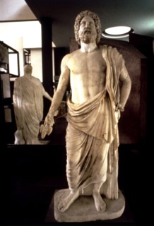 Zeus, the Greek god.