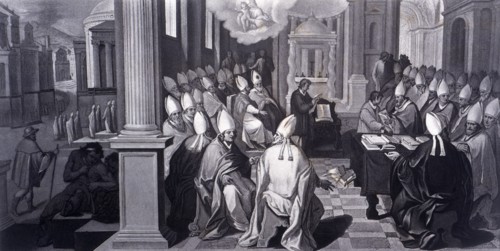 Council of Ephesus, held in 431 under Pope Celestine I and the reign of Theodosius 'the Younger',?