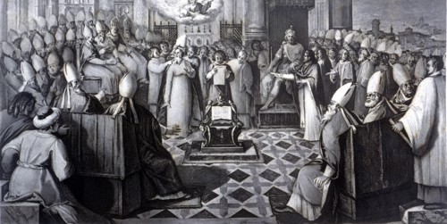 Council of Chalcedon, held in 451 under the pontificate of Pope Leo I and the reign of Marcian, E?