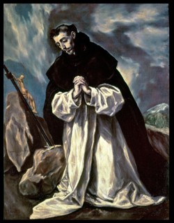 Santo Domingo of Guzmán (1170-1221), founder of the Order of Friars Preachers or Dominicans.