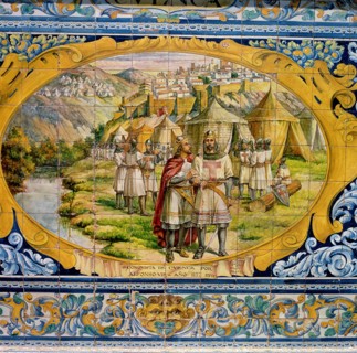 Conquest of Cuenca achieved by King Alphonse VIII of Castile in 1177, during the Reconquest, mosa?