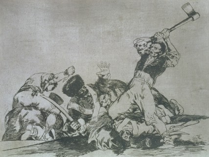 The Disasters of War, a series of etchings by Francisco de Goya (1746-1828), plate 3: 'Lo mismo' ?
