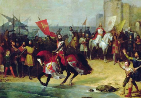 Reconquest of Cadiz in 1262 by Alphonse X 'the Wise' (1252-1294).