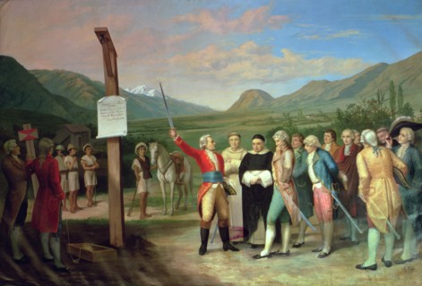 Foundation of the city of San Miguel de Ibarra in 1606.