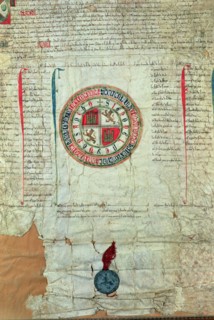 Scroll of the reign of Sancho IV the Brave, when Diego López de Haro was second lieutenant and bu?